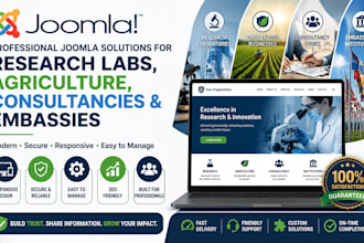 research laboratory business consultancy embassy joomla website customization