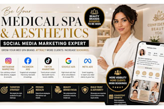 be your medical spa, aesthetics clinic skincare med spa social media marketing