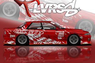 custom car liveries, wraps, and automotive graphics