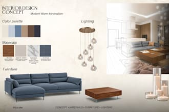 design your interior concept and space plan
