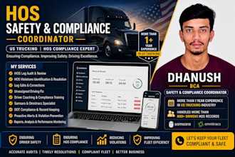 audit US trucking hos logs and identify dot violations