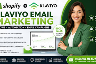 do shopify klaviyo email marketing flows auto mation and email campaigns