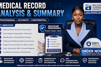 analyze and summarize medical records