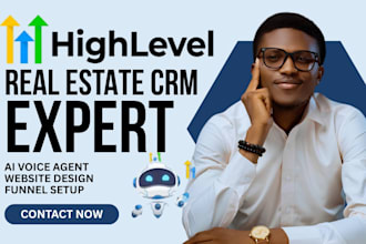 gohighlevel voice ai agent ghl crm automation gohighlevel real estate website