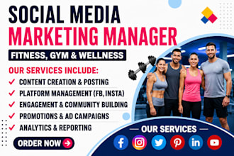 do social media marketing for gyms, fitness coaches and trainers