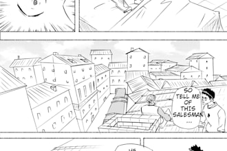 draw a high quality manga pages