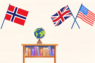 translate whatever you need, norwegian to english and english to norwegian