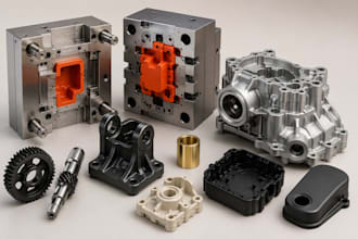 do cad design, solidwork, product redesign, cad modelling, and prototype design