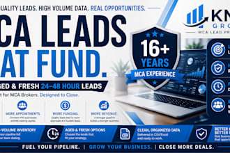 provide high quality mca and business funding leads