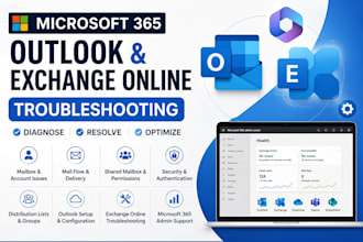 troubleshoot microsoft 365 outlook and exchange online issues