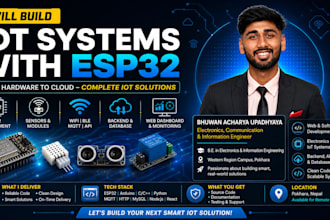 build an iot system using esp32, sensors, apis and dashboard
