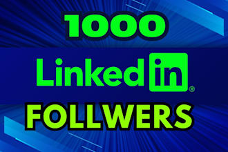 add 500 real linkedin followers to your profile