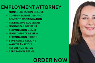 be your ny,florida,ca employment lawyer for severance review and wrongful hiring