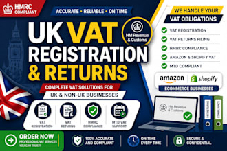 do UK vat registration, vat returns and hmrc compliance
