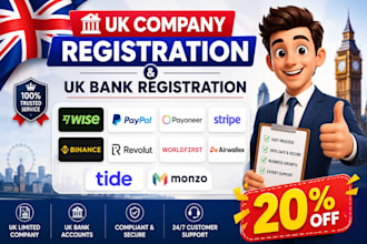 do uk company registration and UK bank accounts registration