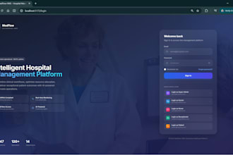 build a modern responsive react website or dashboard