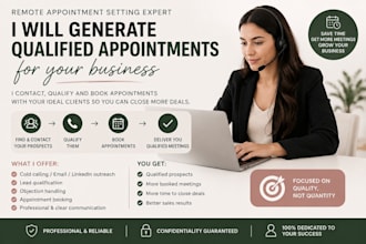 generate qualified appointments for your business