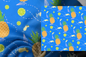 design seamless repeat pattern design for fabric and packaging