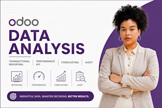 odoo data analysis transactional reporting performance kpi forecasting and audit