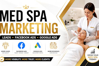 do med spa marketing, med spa leads, aesthetic clinic, facebook ads, google ads