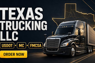set up your texas trucking llc with usdot mc and fmcsa registration