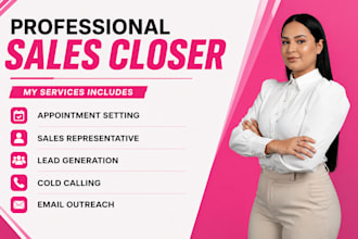 sales closer sales rep salesperson lead generation sales representative b2b lead