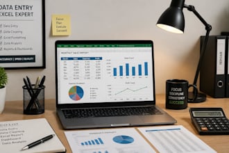 do fast data entry, excel data cleanup and formatting