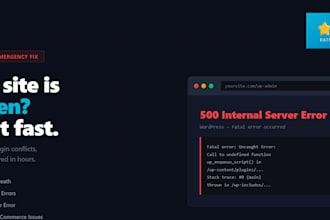 fix wordpress errors, white screen and plugin conflicts fast
