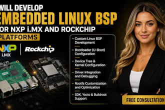 develop embedded linux bsp for nxp i mx ans rockship platforms