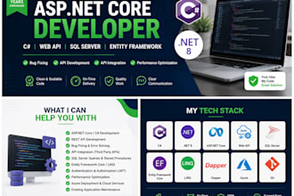 develop or fix your dotnet core web API