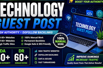 publish guest posts on niche relevant da DR websites with dofollow backlinks