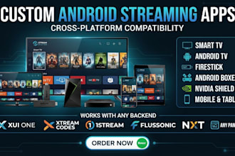 develop a custom android iptv app or rebrand your streaming app