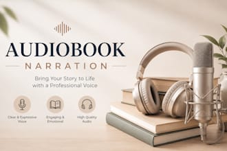 narrate your audiobook voice over for acx and audible