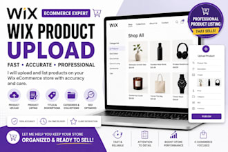 upload and list products on your wix ecommerce store