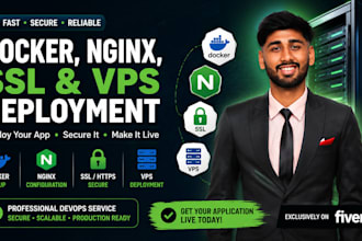 configure docker, nginx and SSL on your vps