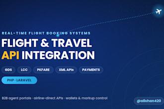 integrate flight booking apis gds, lcc into your travel portal