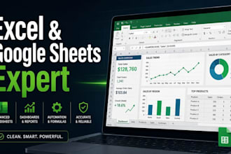 build and fix advanced excel spreadsheets CRM google sheets automation dashboard