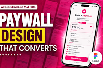 design a high converting app paywall with monetization strategy
