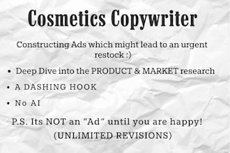 ease your warehouse with my ad copy