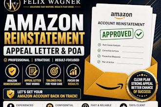 write amazon reinstatement appeal letter and poa
