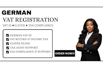 vat registration, vat return, and corporate tax filing