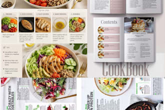 write healthy cookbook recipe book, cookbook writing, recipe writing