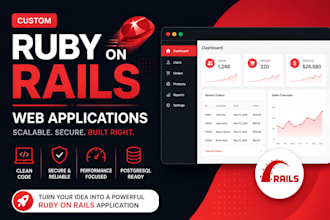 develop custom ruby on rails web applications