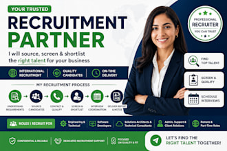 be your recruiter for talent sourcing and candidate screening