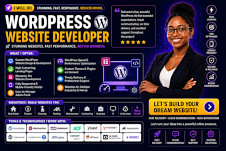be your wordpress developer, website designer, and migrate wordpress website
