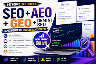 creat aeo gemini SEO for google ai search visibility