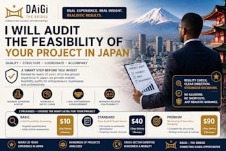 audit the feasibility of your project in japan