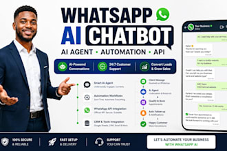 build whatsapp ai chatbot whatsapp automation ai agent with whatsapp api