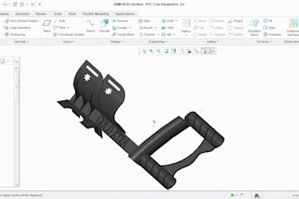 create professional 3d cad models in PTC creo