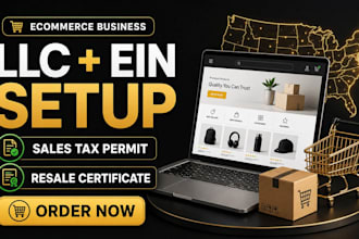form your ecommerce llc with ein sales tax permit and resale certificate